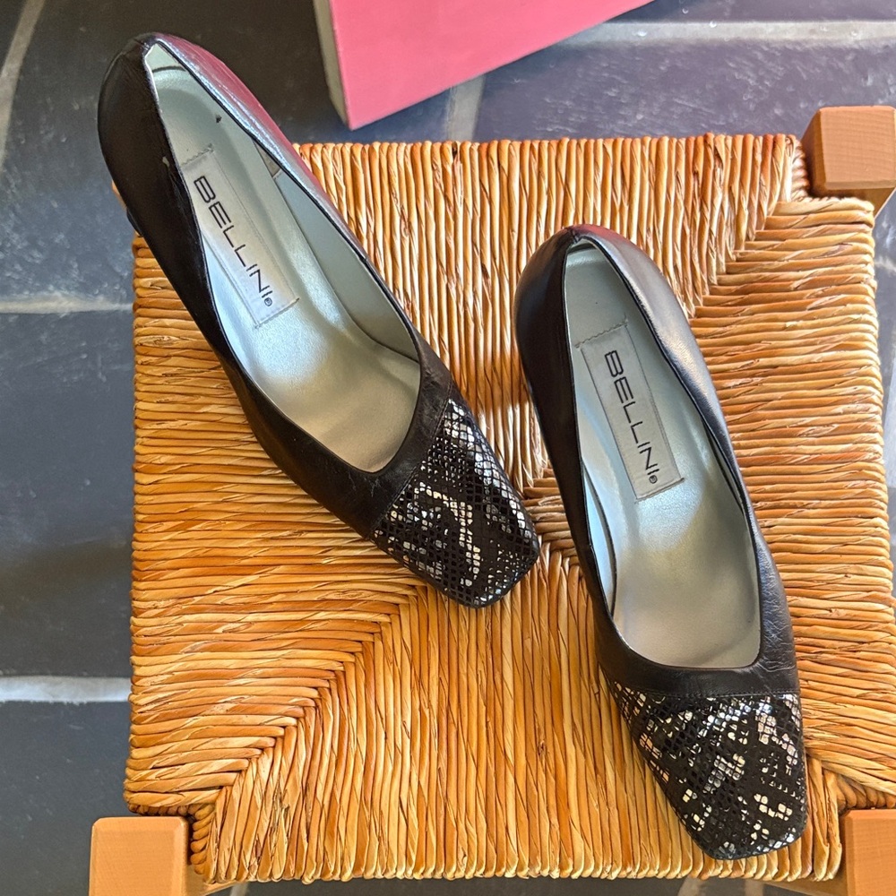 Women Bellini Black Sequin heels size 7 - Picture 4 of 10